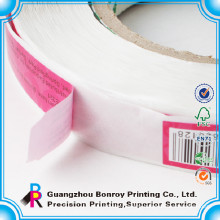 Woodfree paper printing custom vinyl sticker roll wholesale